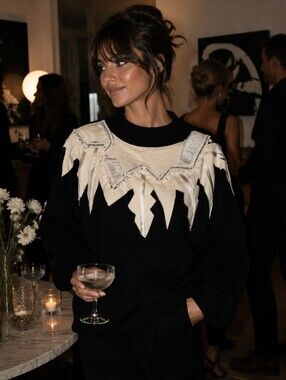 Vintage Sweater by Couture Designer Lillie Rubin